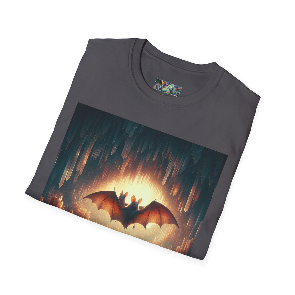 Cave Bats Unisex Softstyle T-Shirt - Soft & Stylish Graphic Tee - Gregg Acini Adoree Designs - T-Shirt