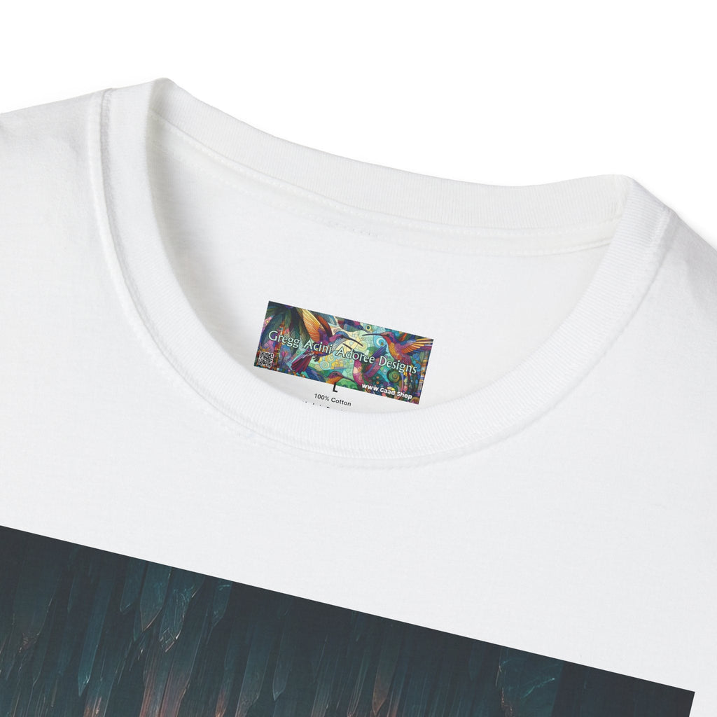 Cave Bats Unisex Softstyle T-Shirt - Soft & Stylish Graphic Tee - Gregg Acini Adoree Designs - T-Shirt