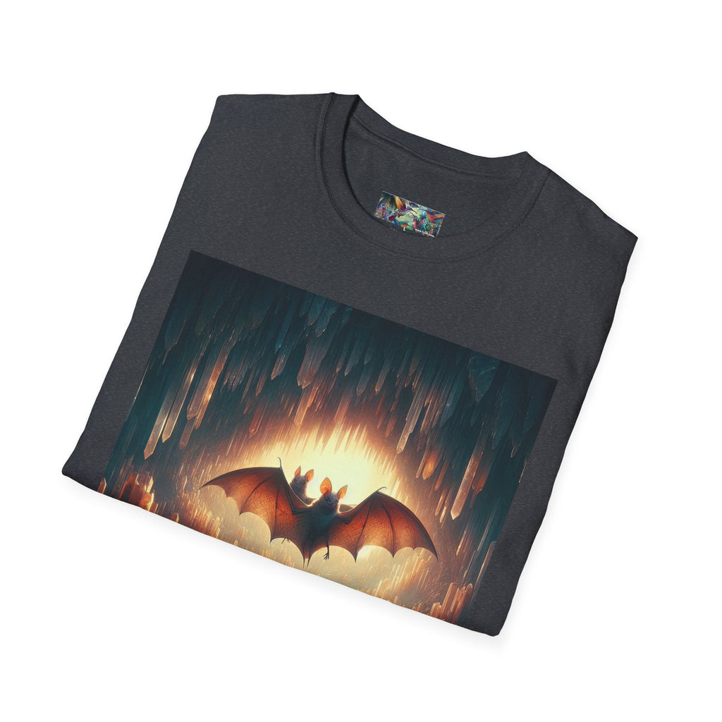 Cave Bats Unisex Softstyle T-Shirt - Soft & Stylish Graphic Tee - Gregg Acini Adoree Designs - T-Shirt
