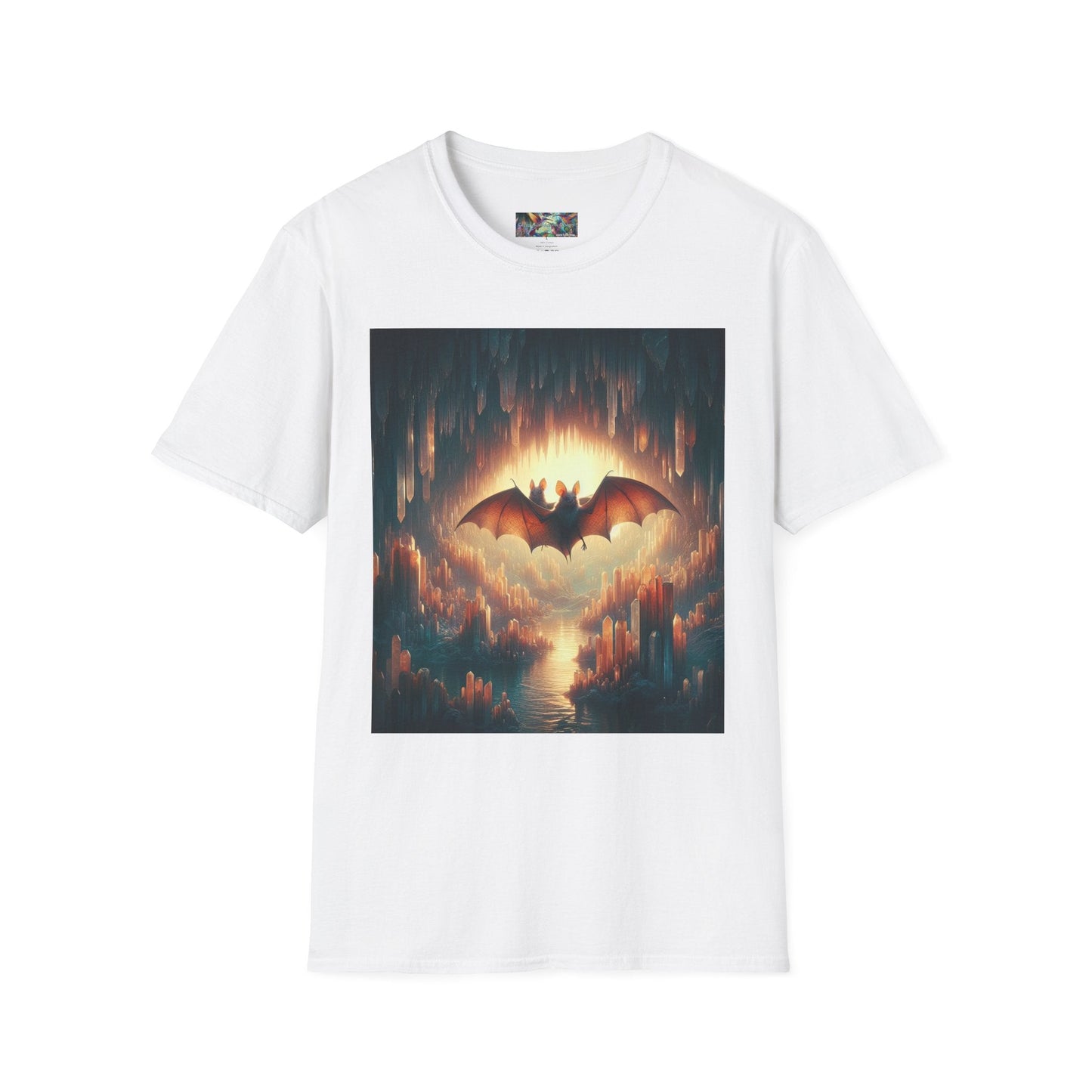 Cave Bats Unisex Softstyle T-Shirt - Soft & Stylish Graphic Tee - Gregg Acini Adoree Designs - T-Shirt