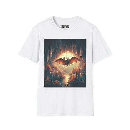 Cave Bats Unisex Softstyle T-Shirt - Soft & Stylish Graphic Tee - Gregg Acini Adoree Designs - T-Shirt