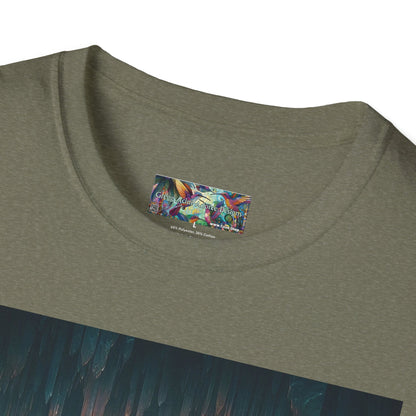 Cave Bats Unisex Softstyle T-Shirt - Soft & Stylish Graphic Tee - Gregg Acini Adoree Designs - T-Shirt