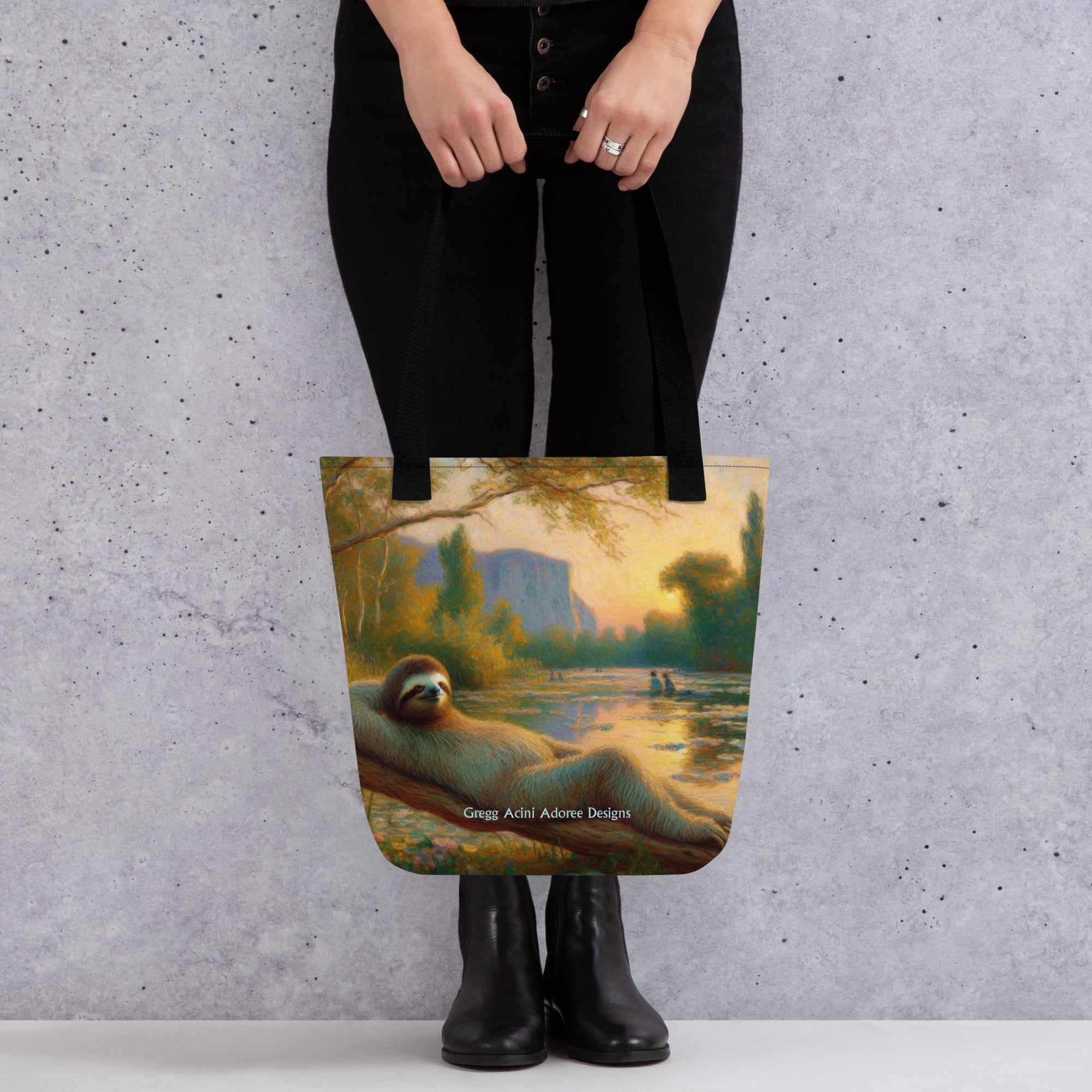 Chill Sloth Tote bag - Gregg Acini Adoree Designs - Tote Bag