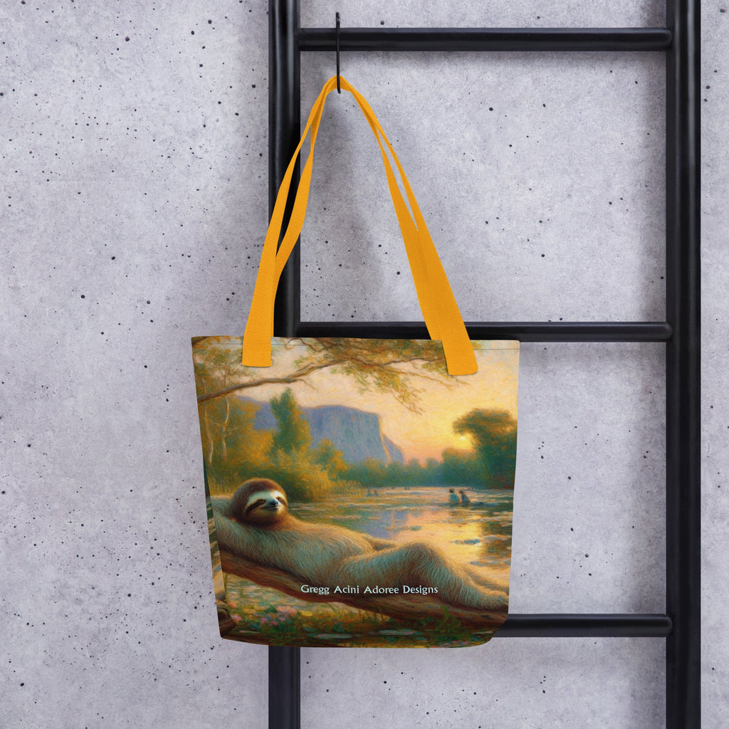 Chill Sloth Tote bag - Gregg Acini Adoree Designs - Tote Bag