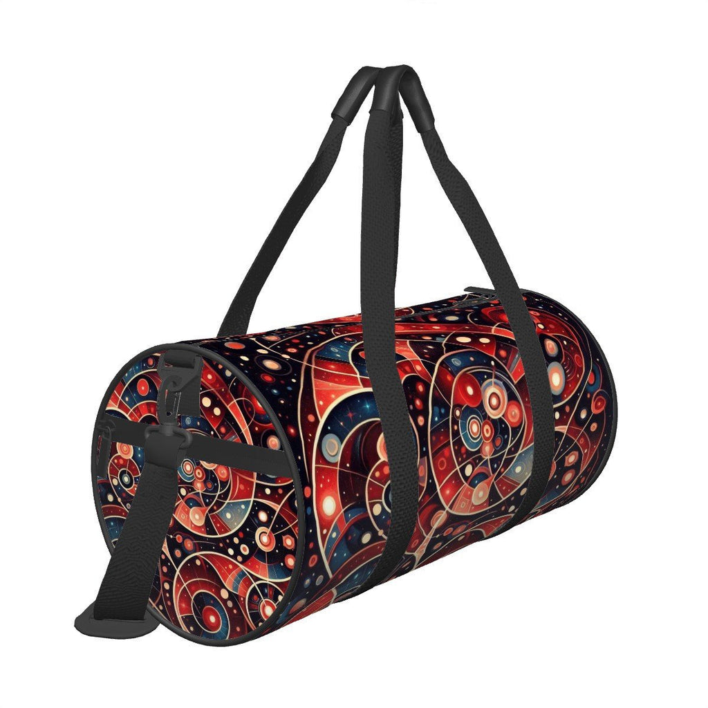 Clockwork Universe Cylinder Duffle Bag Large Capacity - Gregg Acini Adoree Designs - Luggage