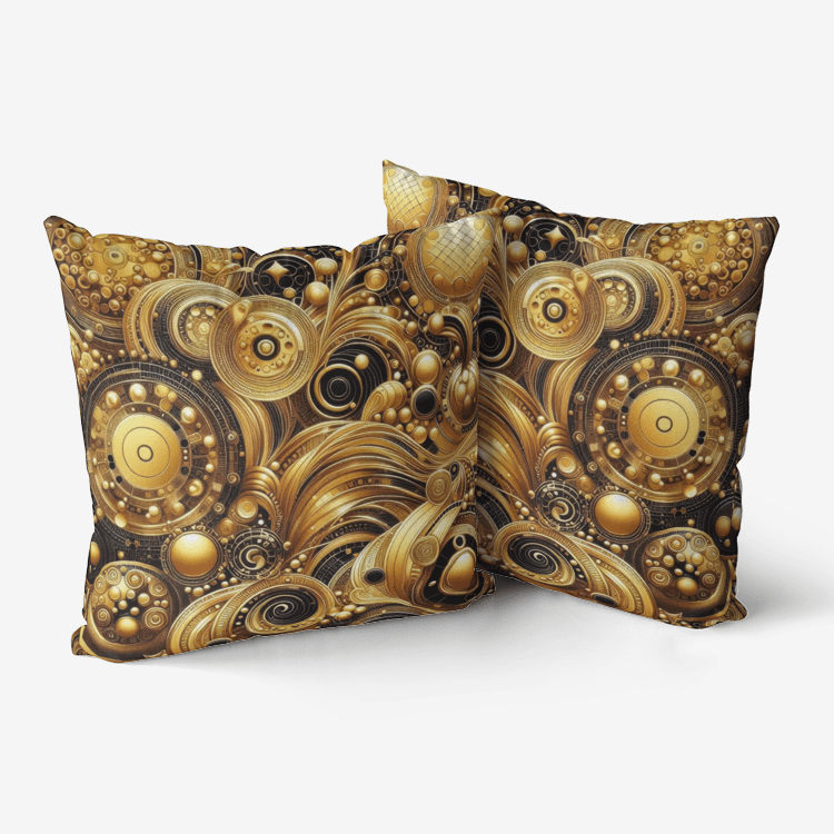 Clockwork Universe Home Goods Premium Hypoallergenic Throw Pillow - Gregg Acini Adoree Designs - Pillows & Covers