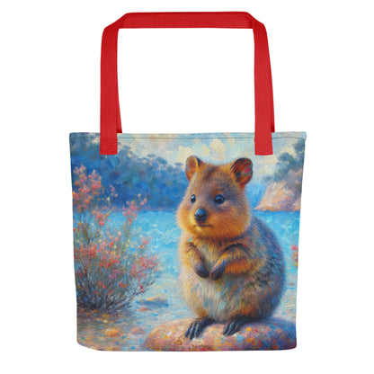 Cute Quokka Tote bag - Gregg Acini Adoree Designs - Tote Bag