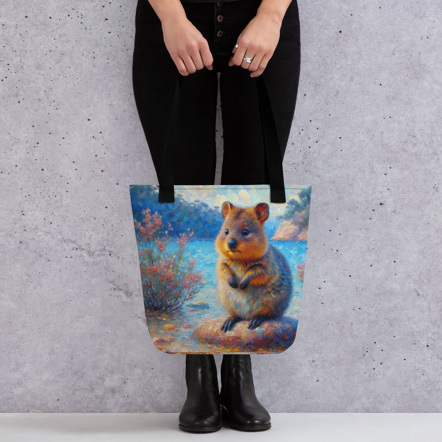 Cute Quokka Tote bag - Gregg Acini Adoree Designs - Tote Bag