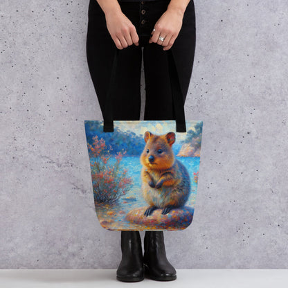Cute Quokka Tote bag - Gregg Acini Adoree Designs - Tote Bag