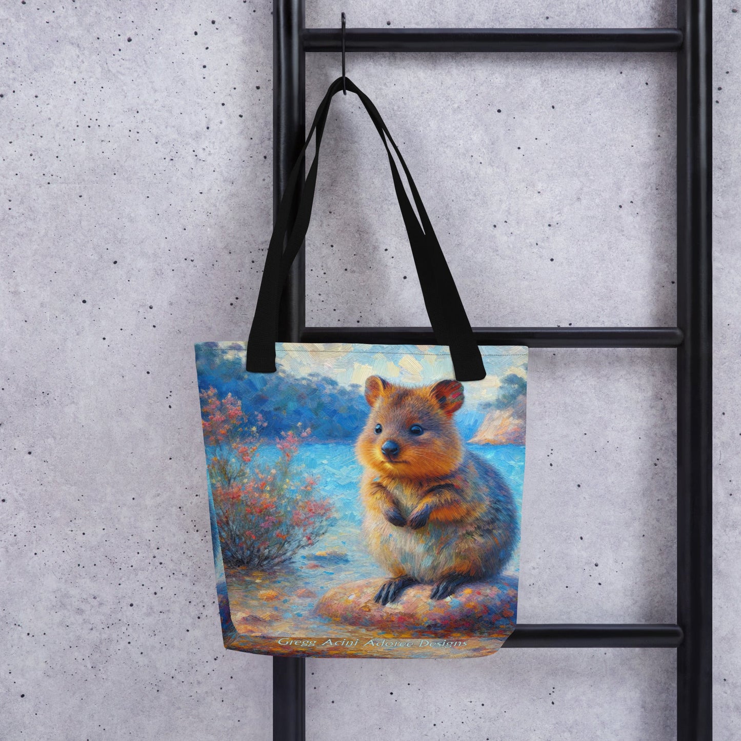 Cute Quokka Tote bag - Gregg Acini Adoree Designs - Tote Bag