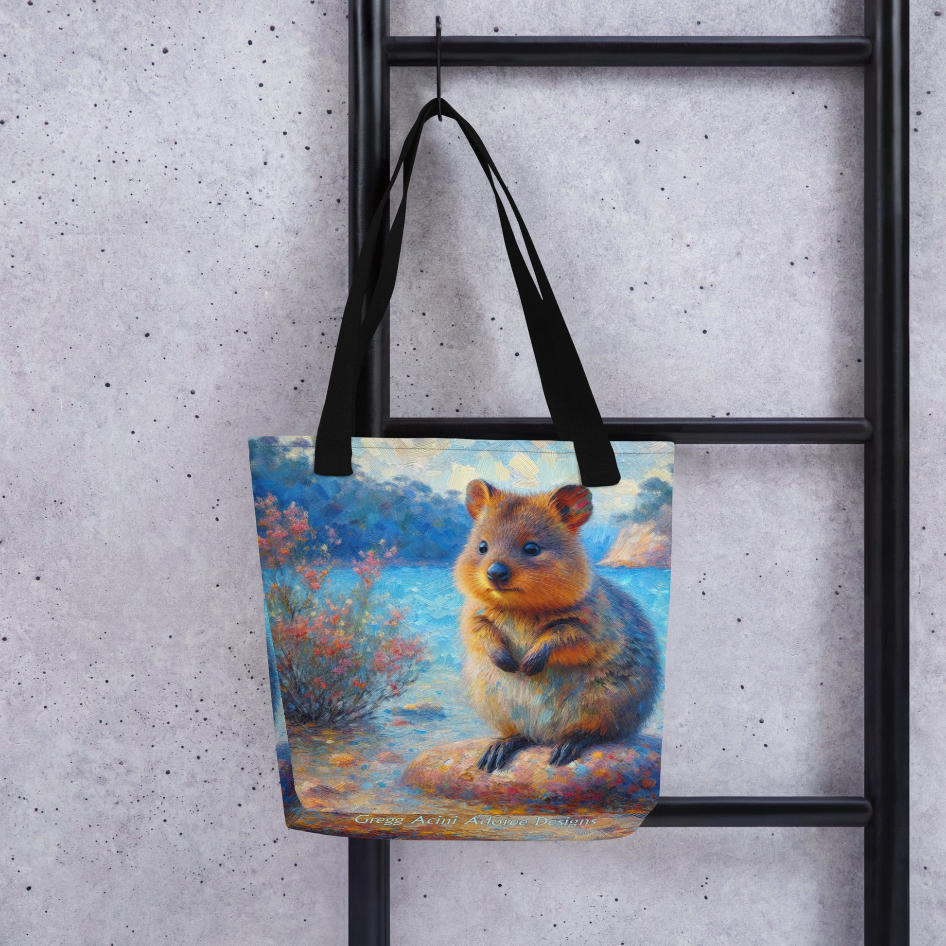 Cute Quokka Tote bag - Gregg Acini Adoree Designs - Tote Bag