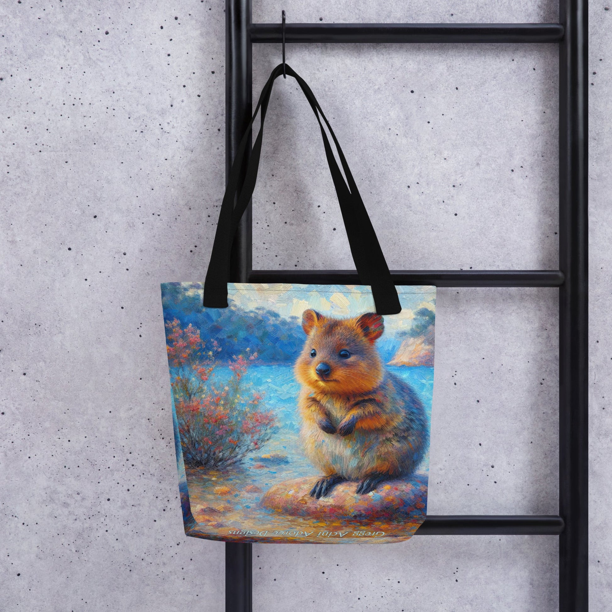 Cute Quokka Tote bag - Gregg Acini Adoree Designs - Tote Bag
