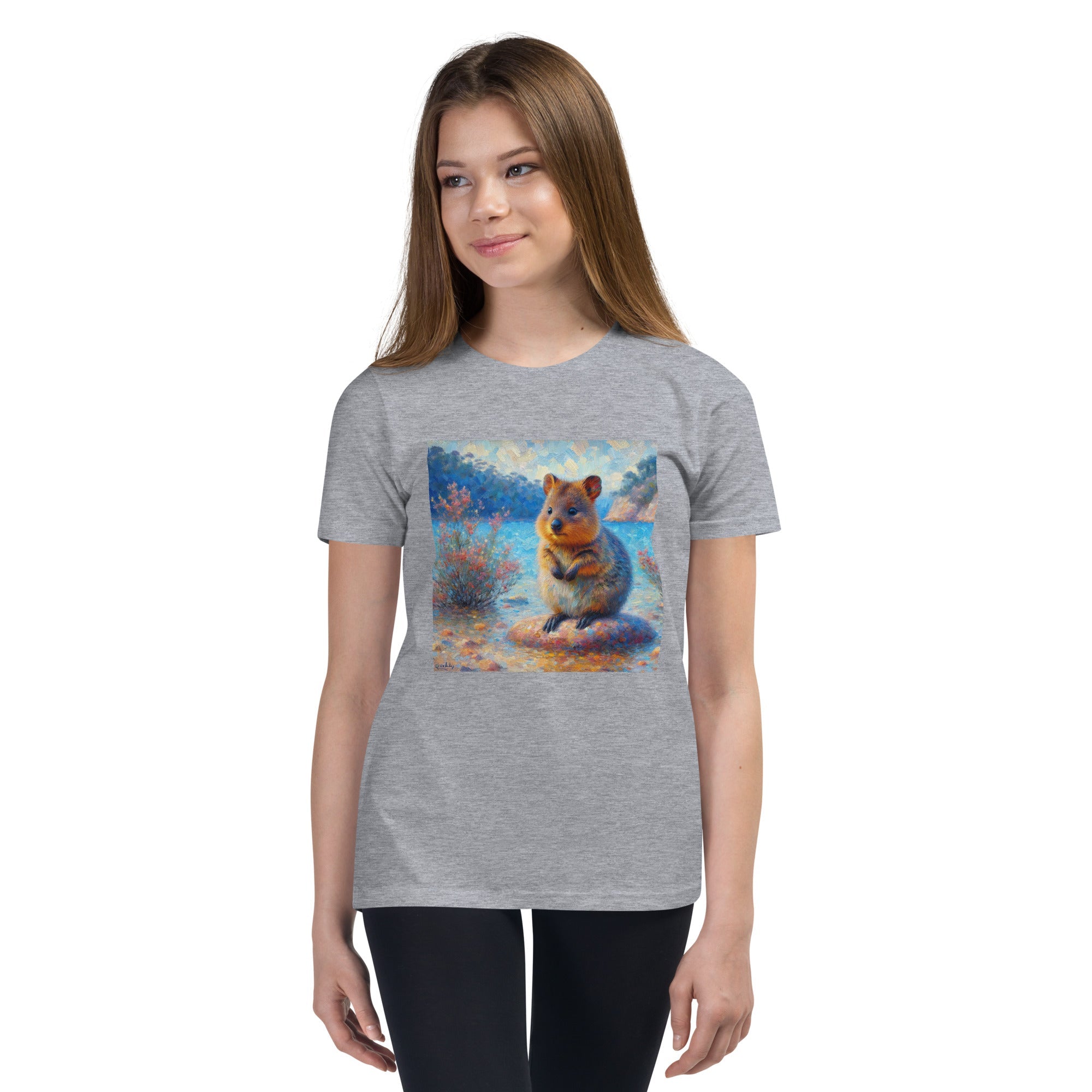 Cute Quokka Youth Short Sleeve T-Shirt - Gregg Acini Adoree Designs - Youth T-Shirt