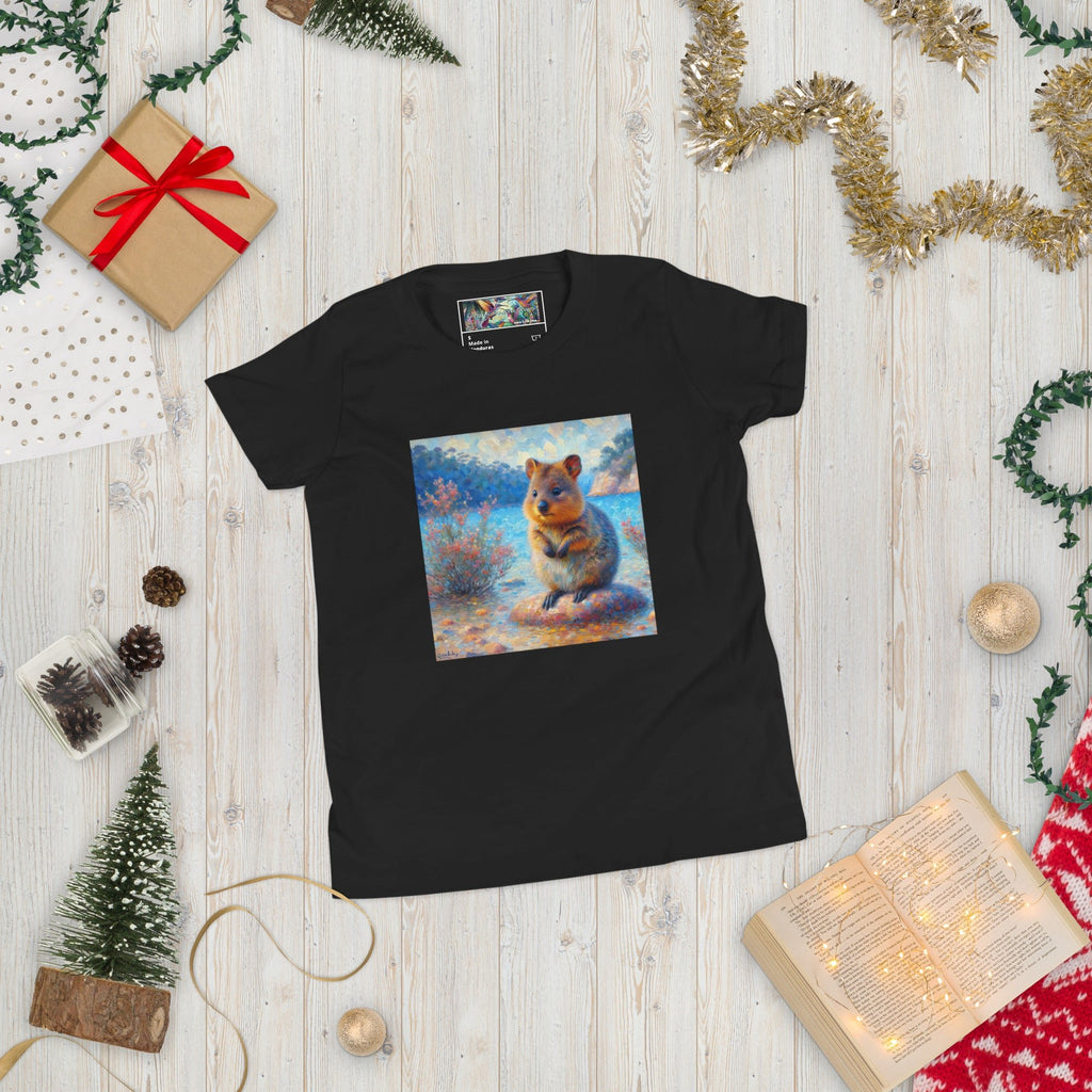 Cute Quokka Youth Short Sleeve T-Shirt - Gregg Acini Adoree Designs - Youth T-Shirt