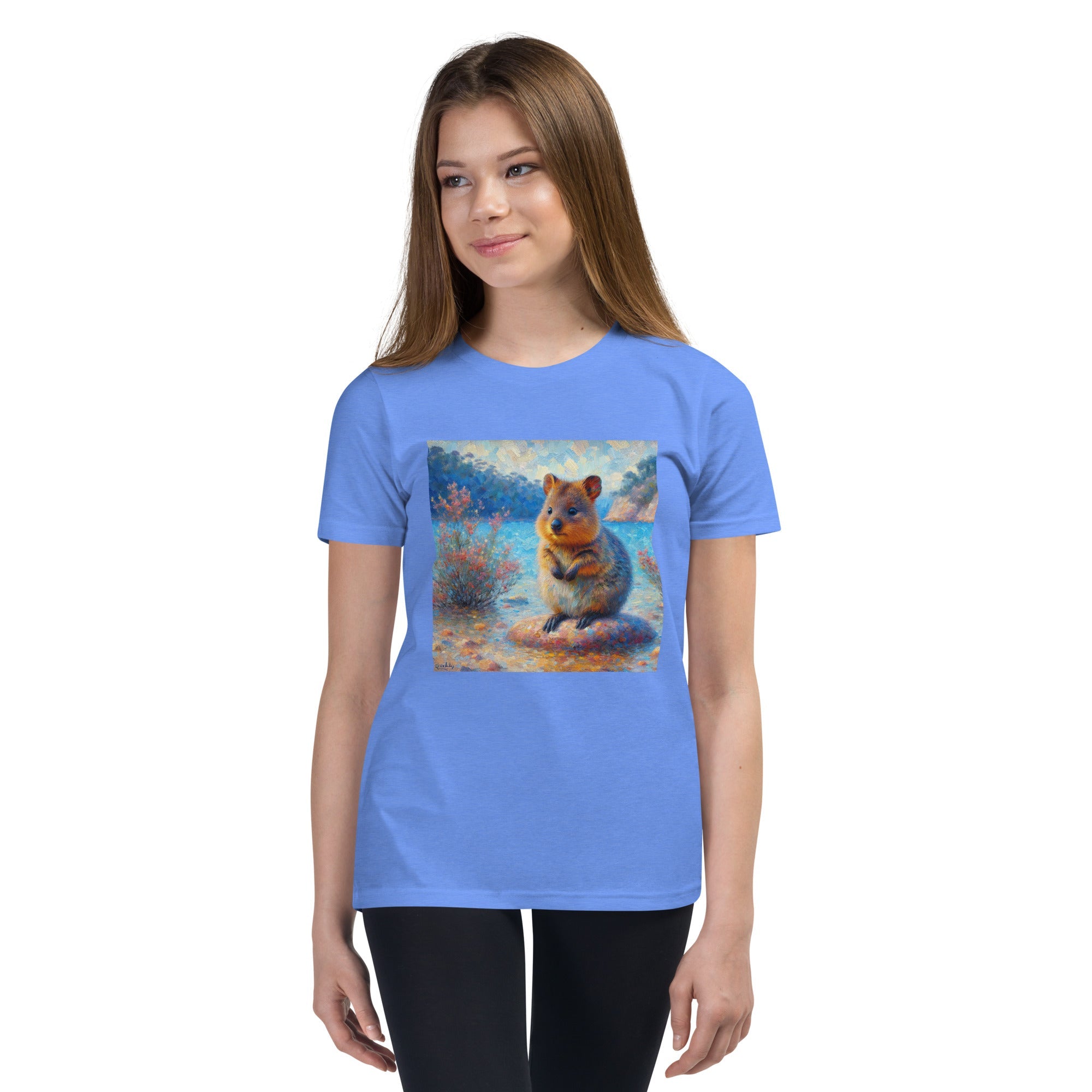 Cute Quokka Youth Short Sleeve T-Shirt - Gregg Acini Adoree Designs - Youth T-Shirt