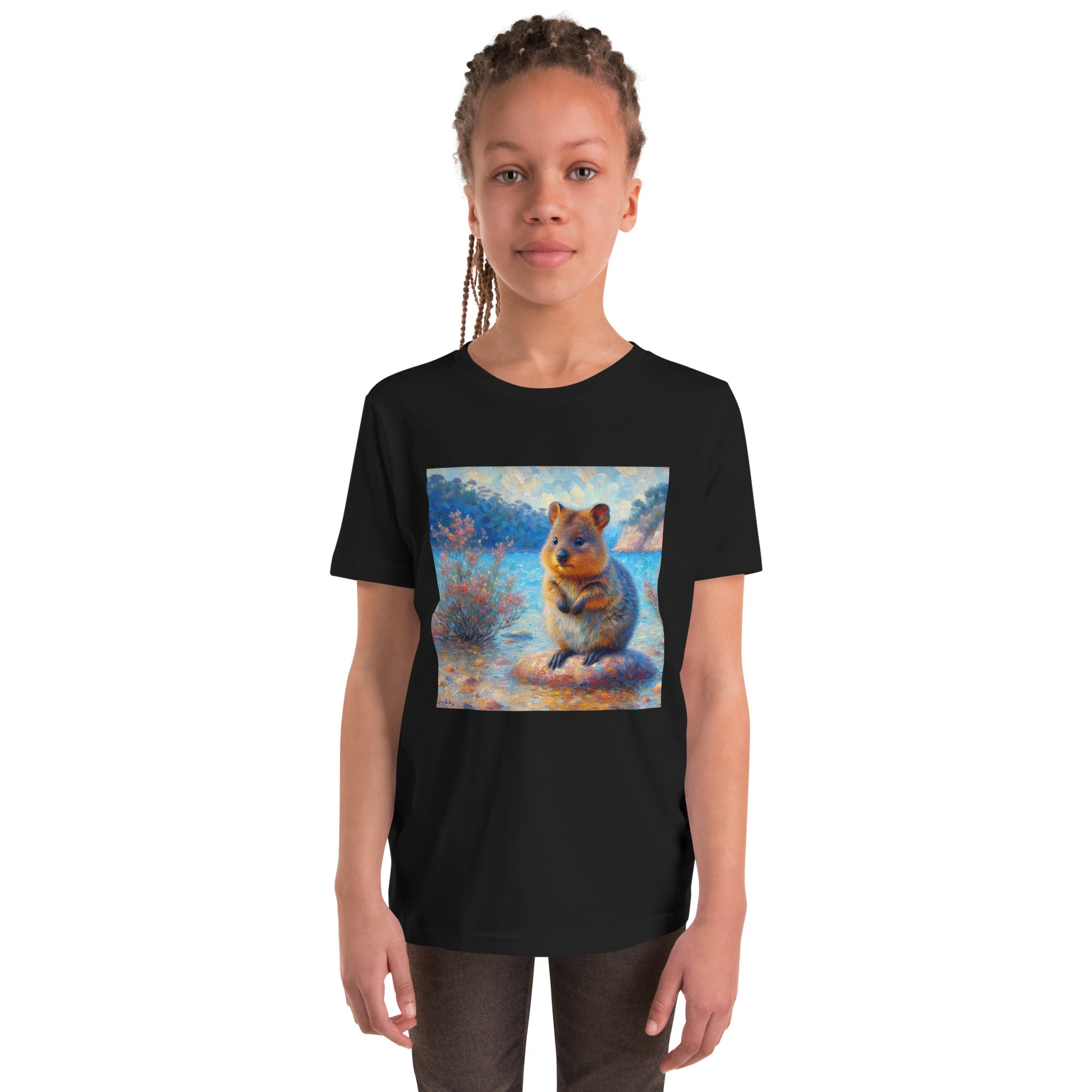 Cute Quokka Youth Short Sleeve T-Shirt - Gregg Acini Adoree Designs - Youth T-Shirt