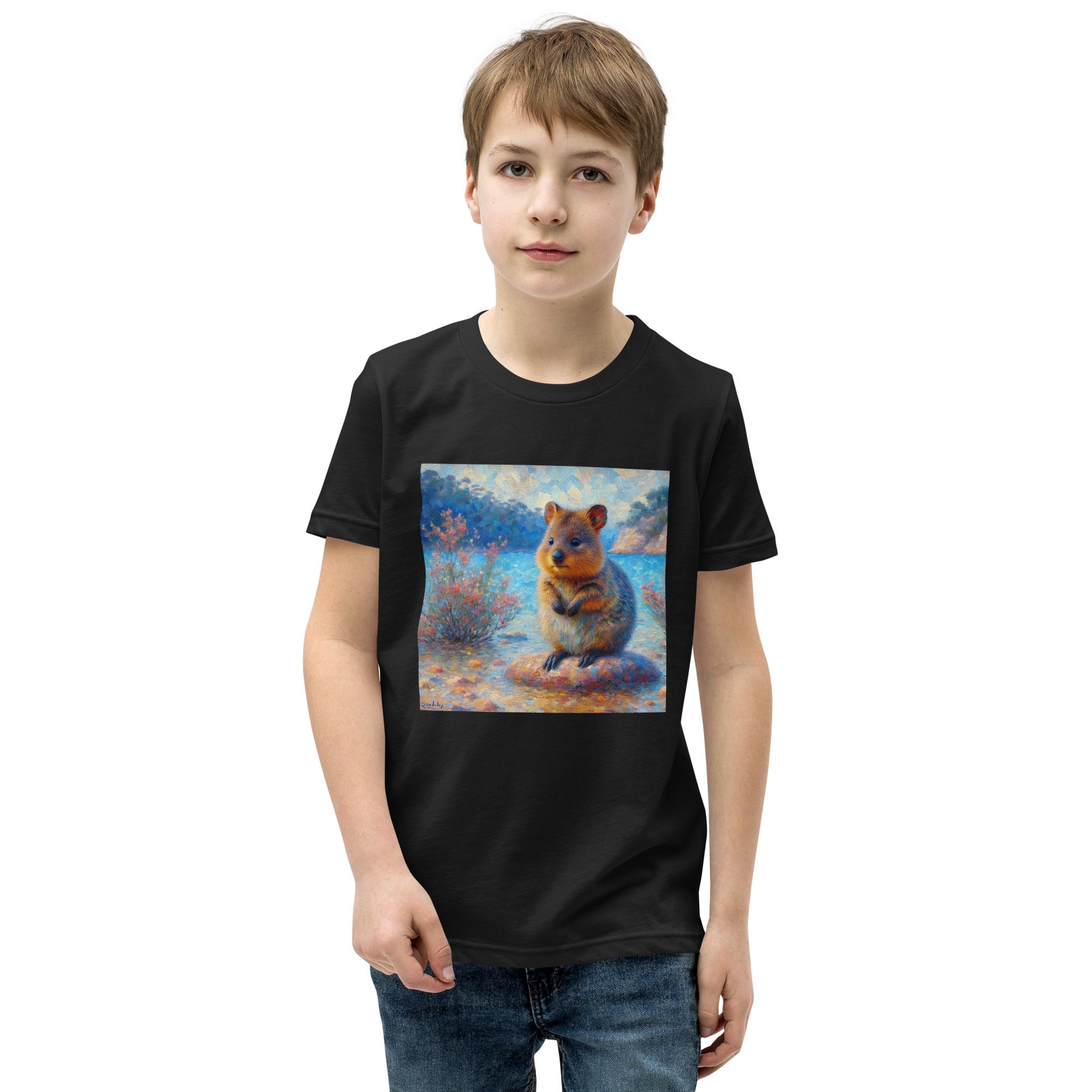 Cute Quokka Youth Short Sleeve T-Shirt - Gregg Acini Adoree Designs - Youth T-Shirt