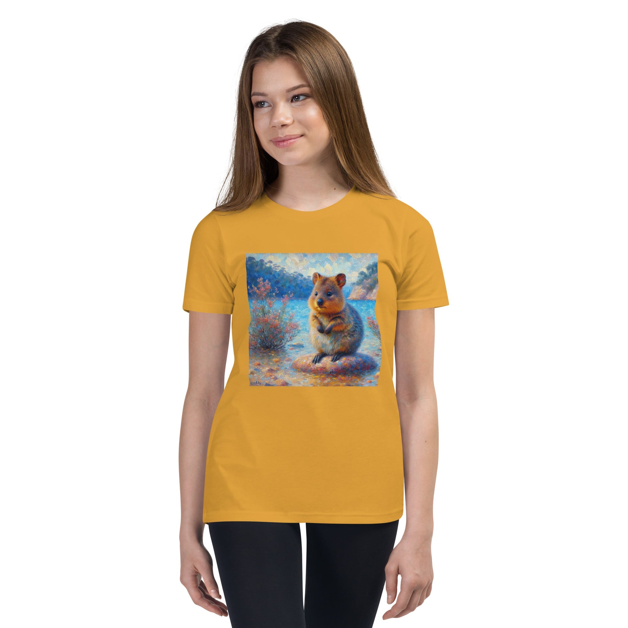 Cute Quokka Youth Short Sleeve T-Shirt - Gregg Acini Adoree Designs - Youth T-Shirt