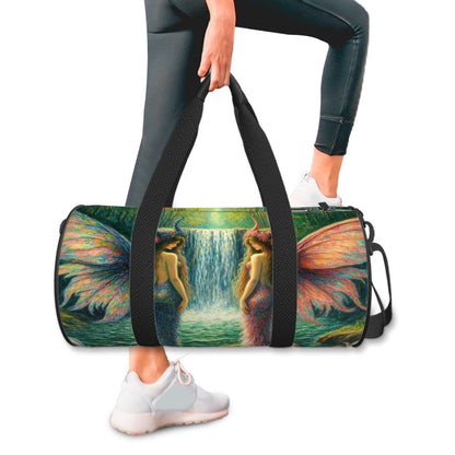 Cylinder Duffle Bag Large Capacity - Gregg Acini Adoree Designs - Luggage