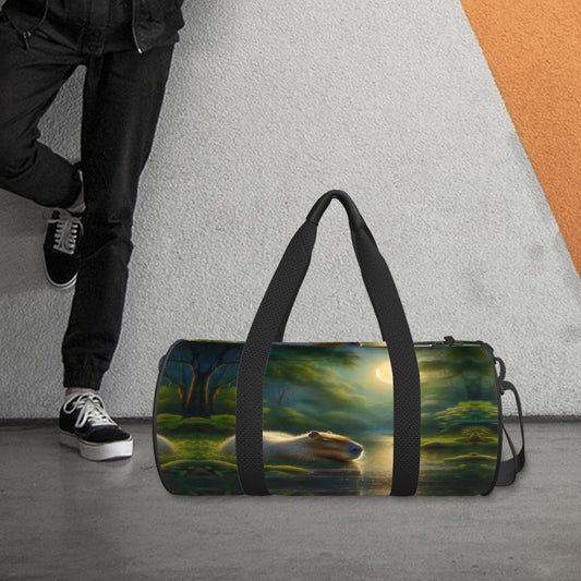 Cylinder Duffle Bag Large Capacity - Gregg Acini Adoree Designs - Luggage