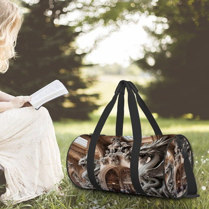 Cylinder Duffle Bag Large Capacity - Gregg Acini Adoree Designs - Luggage