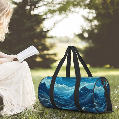 Cylinder Duffle Bag Large Capacity - Gregg Acini Adoree Designs - Luggage