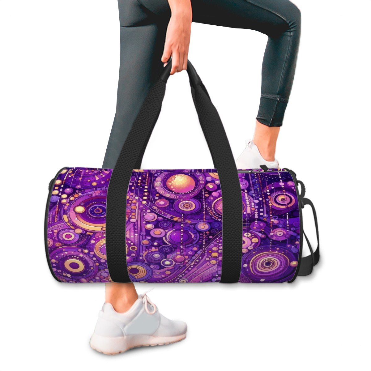 Cylinder Duffle Bag Large Capacity - Gregg Acini Adoree Designs - Luggage