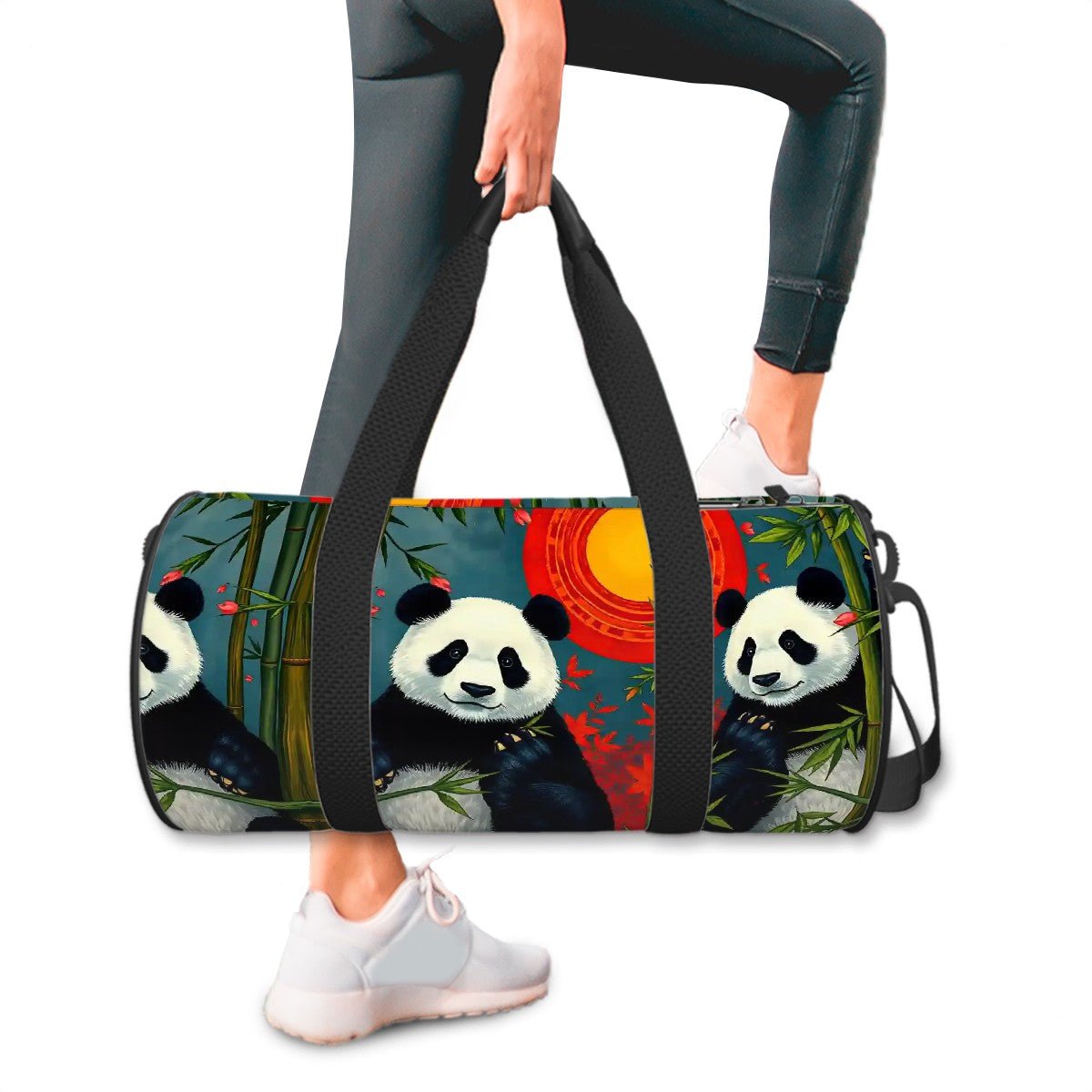 Cylinder Duffle Bag Large Capacity - Gregg Acini Adoree Designs - Luggage