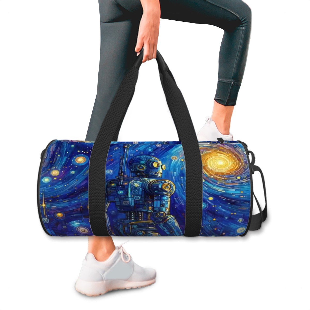 Cylinder Duffle Bag Large Capacity - Gregg Acini Adoree Designs - Luggage