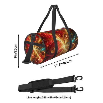 Cylinder Duffle Bag Large Capacity - Gregg Acini Adoree Designs - Luggage