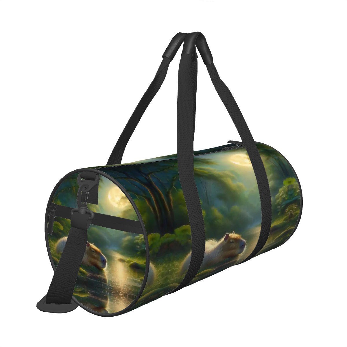 Cylinder Duffle Bag Large Capacity - Gregg Acini Adoree Designs - Luggage