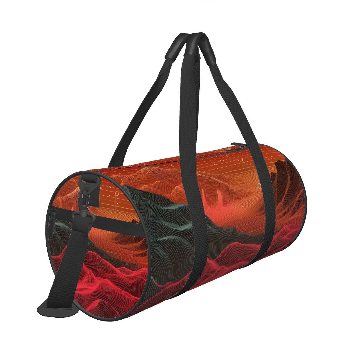 Cylinder Duffle Bag Large Capacity - Gregg Acini Adoree Designs - Luggage