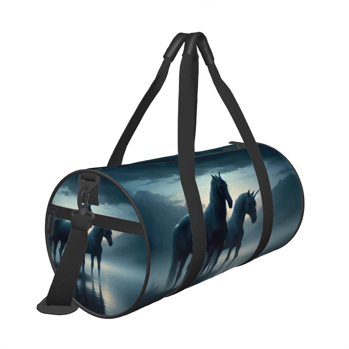 Cylinder Duffle Bag Large Capacity - Gregg Acini Adoree Designs - Luggage