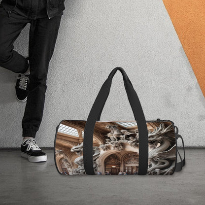 Cylinder Duffle Bag Large Capacity - Gregg Acini Adoree Designs - Luggage