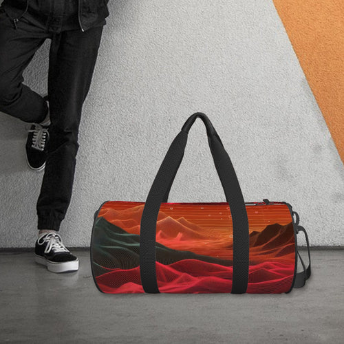 Cylinder Duffle Bag Large Capacity - Gregg Acini Adoree Designs - Luggage