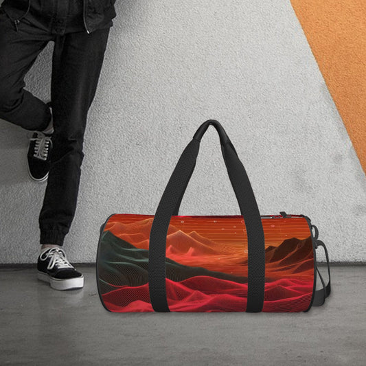 Cylinder Duffle Bag Large Capacity - Gregg Acini Adoree Designs - Luggage