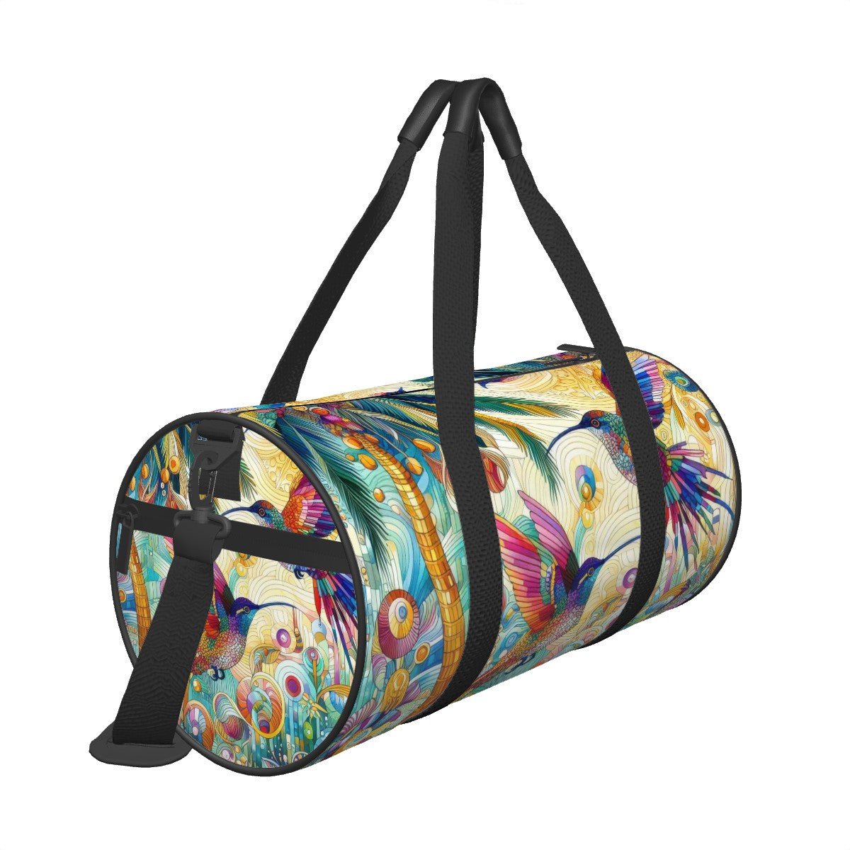 Cylinder Duffle Bag Large Capacity - Gregg Acini Adoree Designs - Luggage