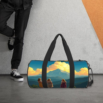 Cylinder Duffle Bag Large Capacity - Gregg Acini Adoree Designs - Luggage