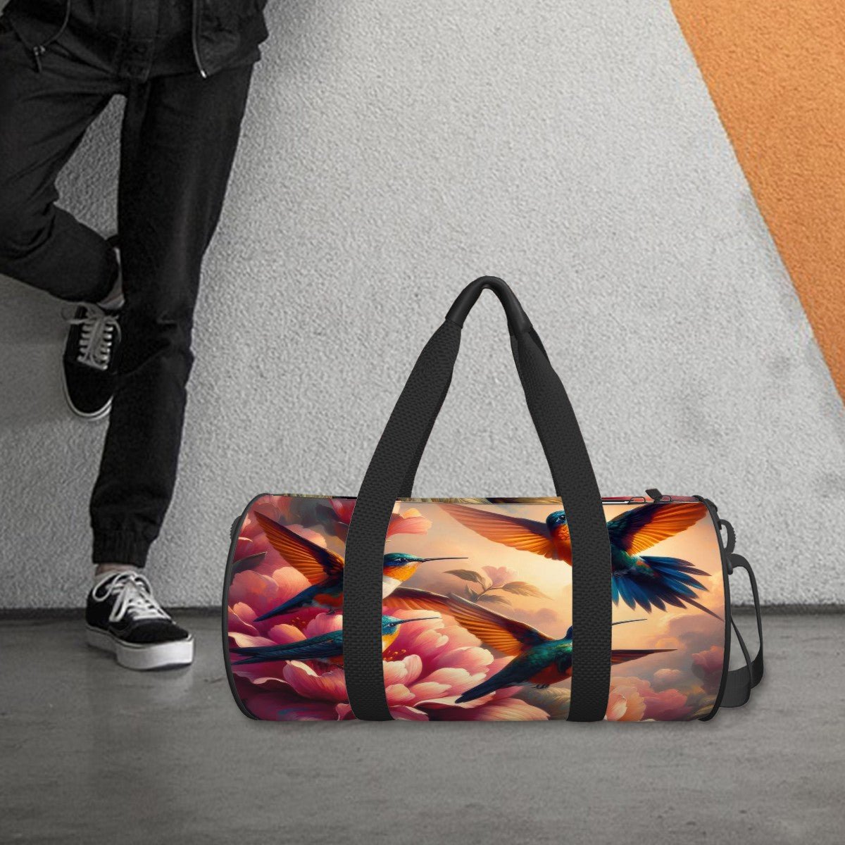 Cylinder Duffle Bag Large Capacity - Gregg Acini Adoree Designs - Luggage