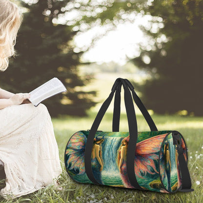 Cylinder Duffle Bag Large Capacity - Gregg Acini Adoree Designs - Luggage