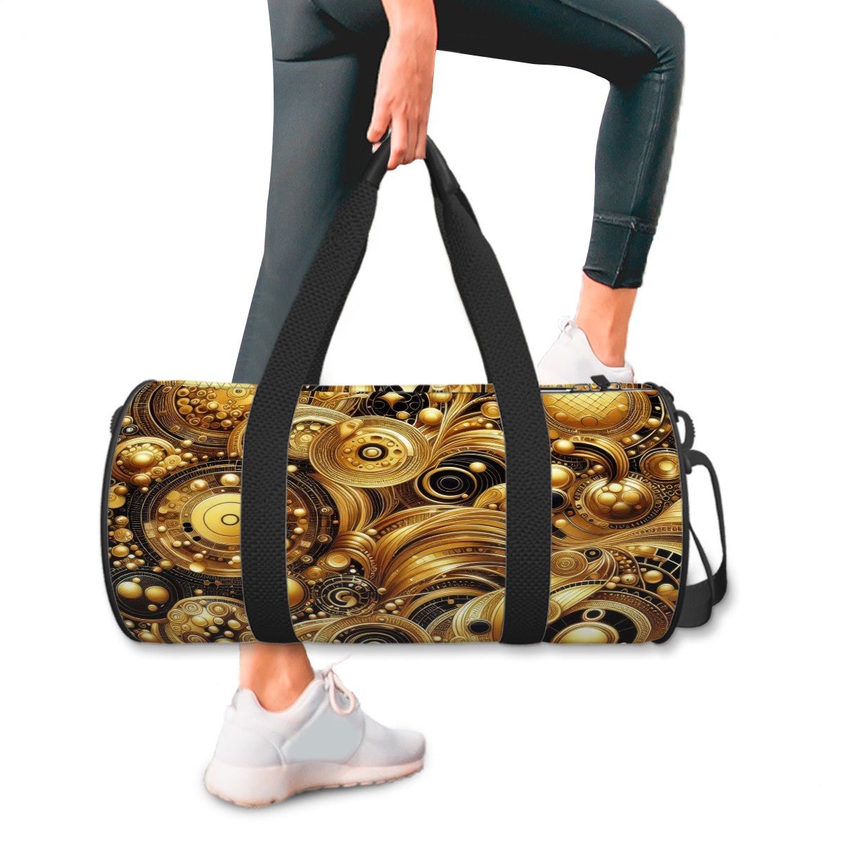 Cylinder Duffle Bag Large Capacity - Gregg Acini Adoree Designs - Luggage