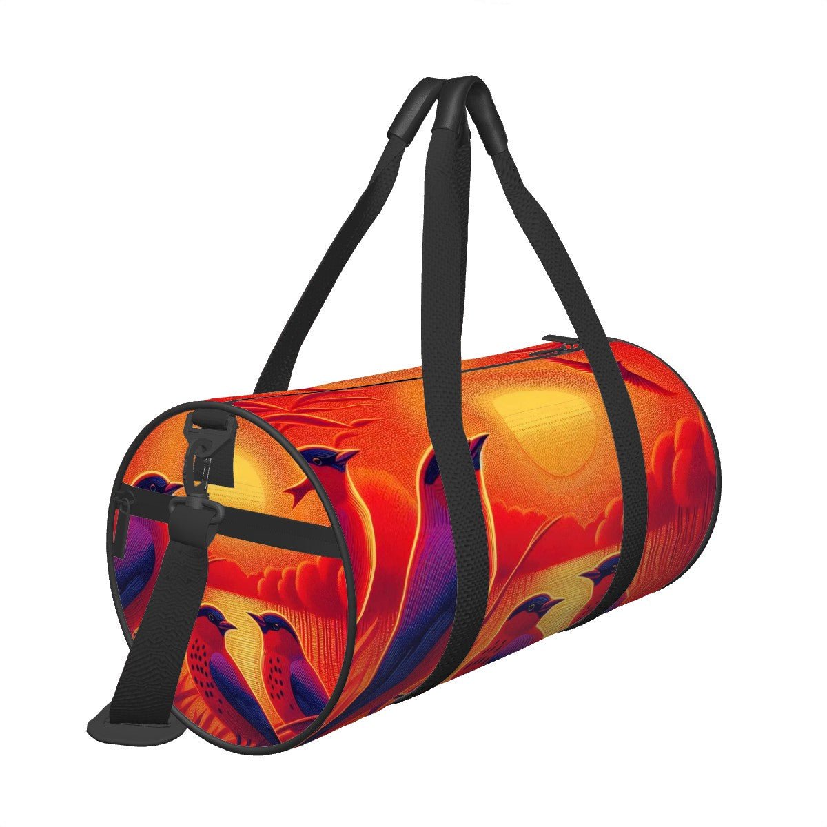 Cylinder Duffle Bag Large Capacity - Gregg Acini Adoree Designs - Luggage
