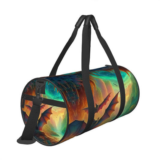 Cylinder Duffle Bag Large Capacity - Gregg Acini Adoree Designs - Luggage