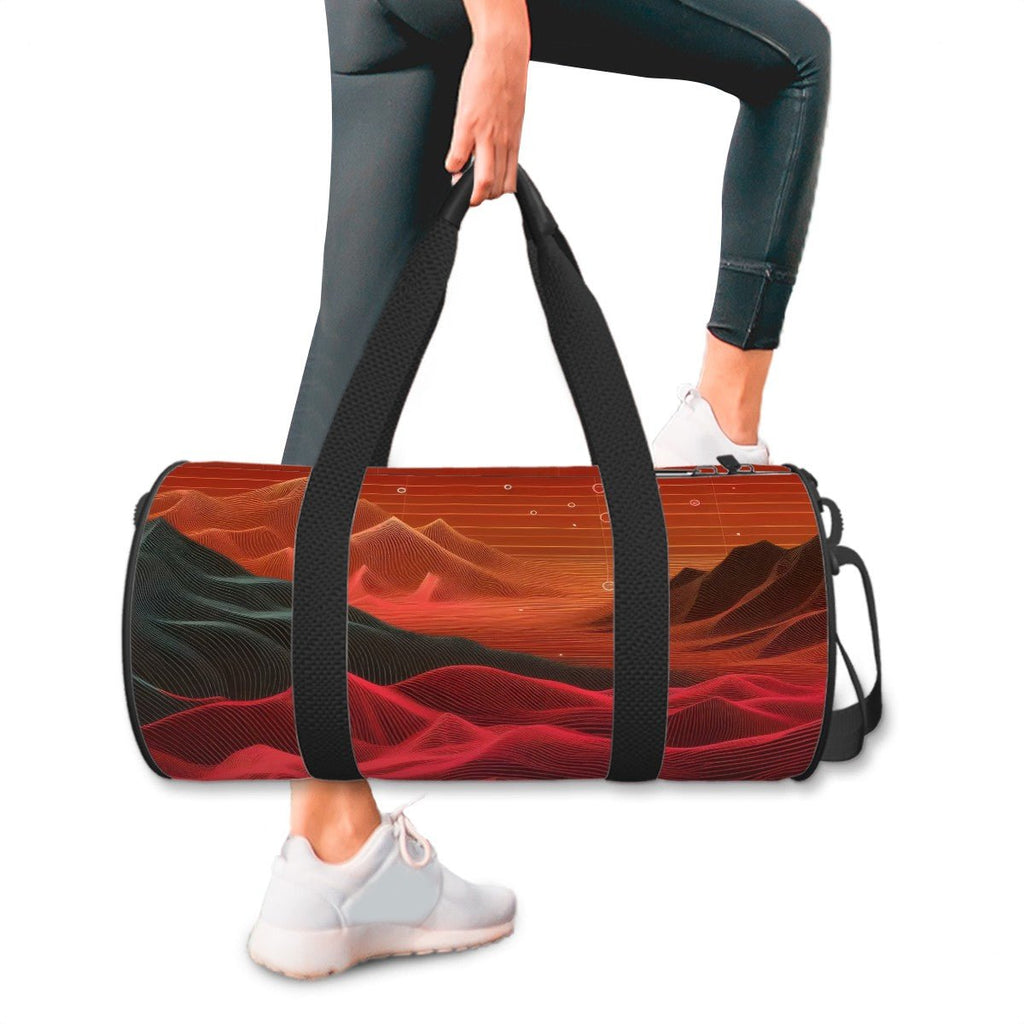Cylinder Duffle Bag Large Capacity - Gregg Acini Adoree Designs - Luggage