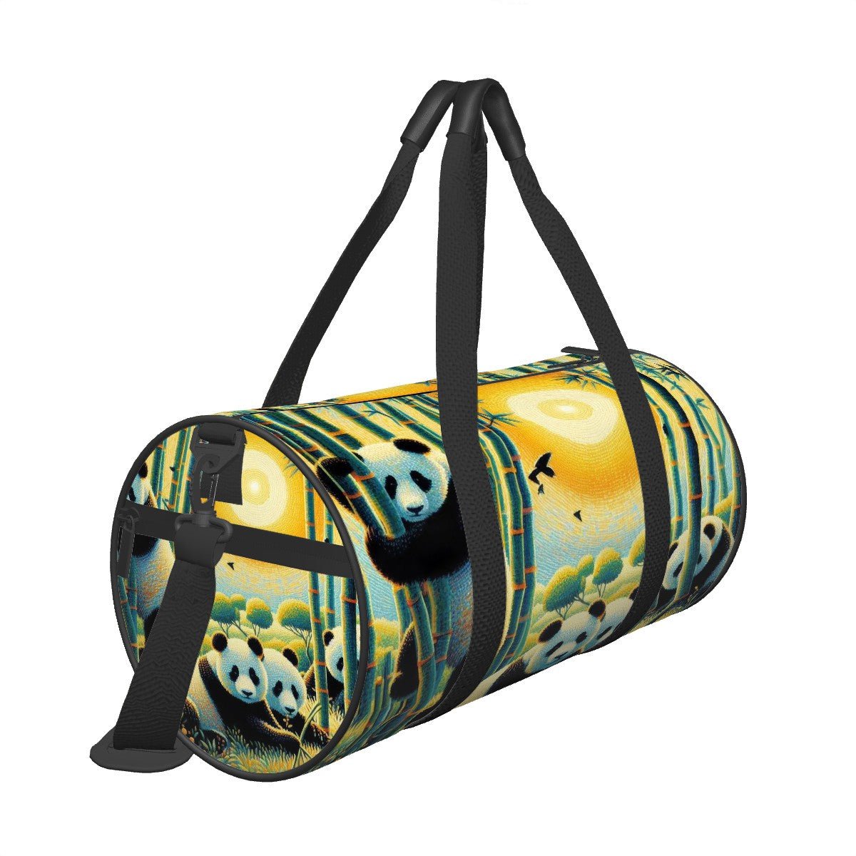 Cylinder Duffle Bag Large Capacity - Gregg Acini Adoree Designs - Luggage