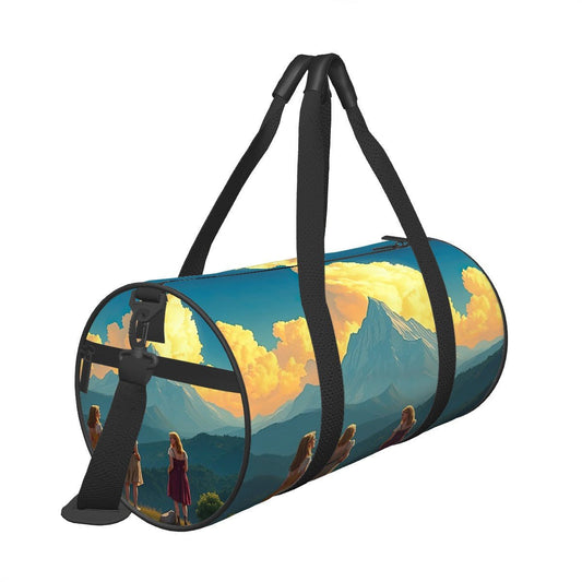 Cylinder Duffle Bag Large Capacity - Gregg Acini Adoree Designs - Luggage