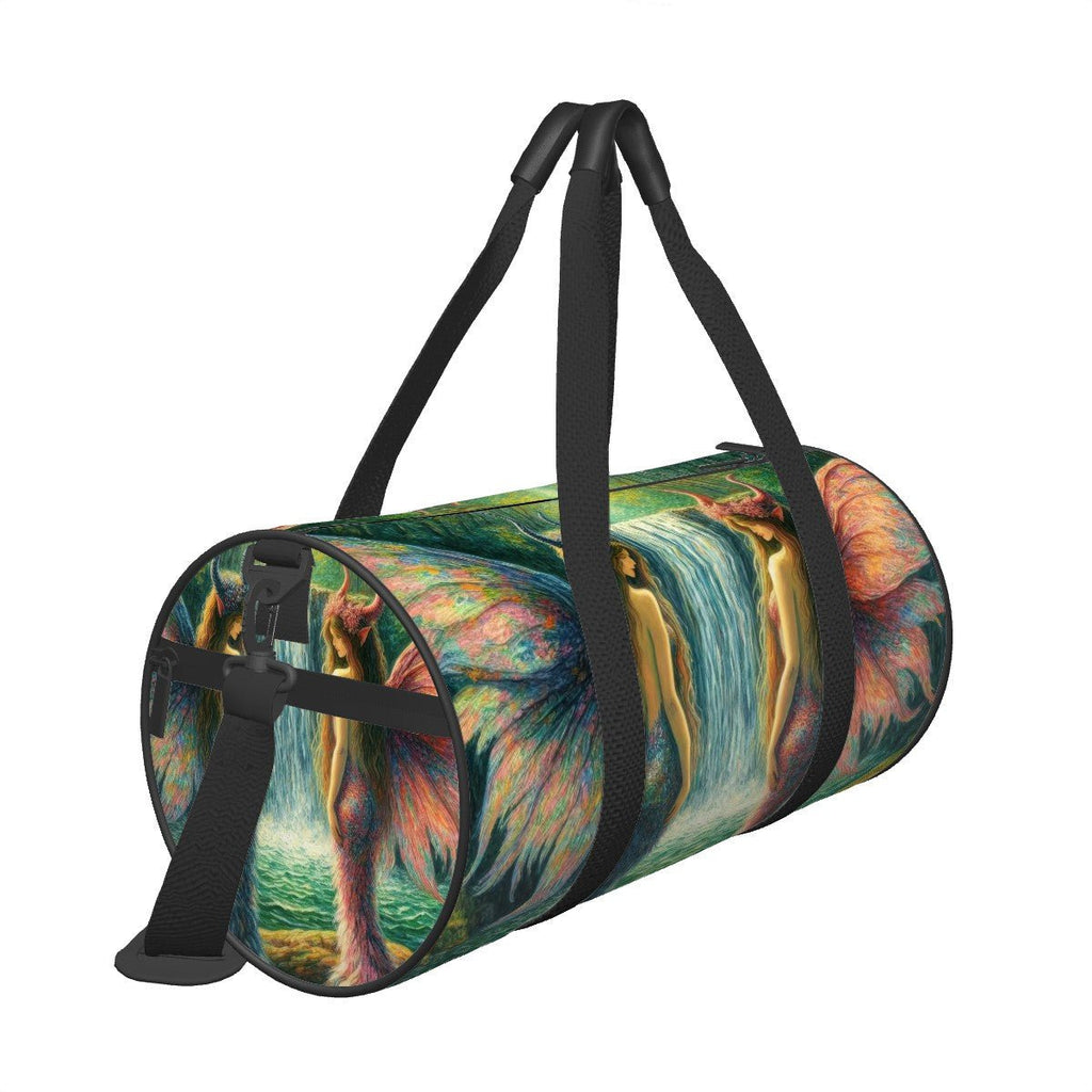 Cylinder Duffle Bag Large Capacity - Gregg Acini Adoree Designs - Luggage