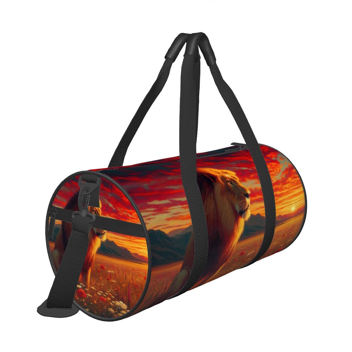 Cylinder Duffle Bag Large Capacity - Gregg Acini Adoree Designs - Luggage