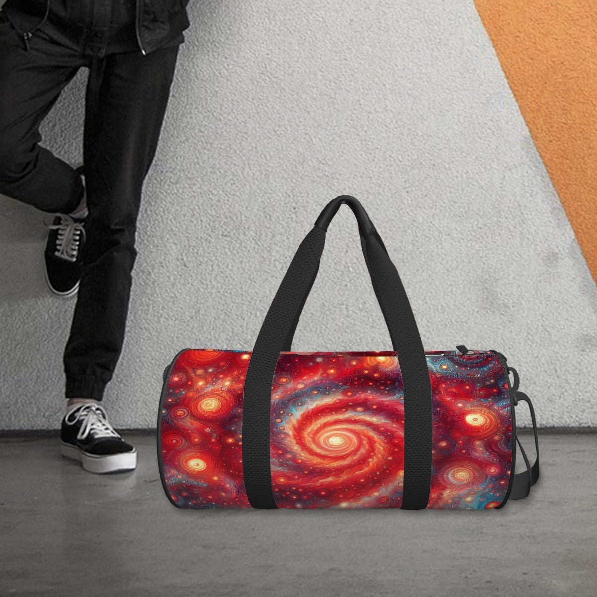 Cylinder Duffle Bag Large Capacity - Gregg Acini Adoree Designs - Luggage