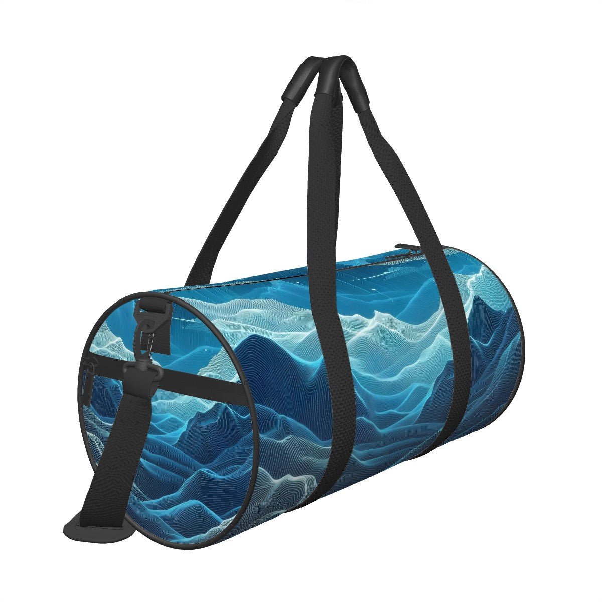 Cylinder Duffle Bag Large Capacity - Gregg Acini Adoree Designs - Luggage